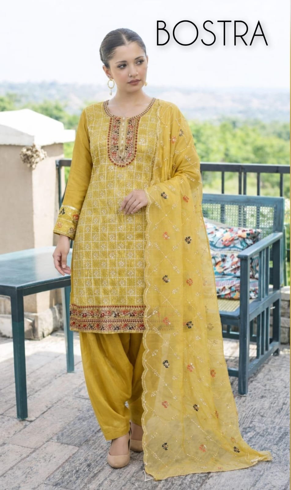 Organza Four pcs -104